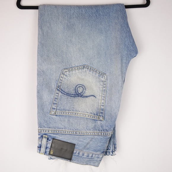 FW22 R13 Boyfriend Jean Irving Blue Denim Jeans Made In Italy, Sz 30 New w/ Tag